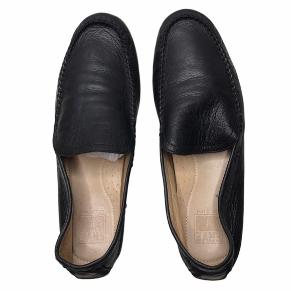 Frye Men's Leather Loafers Black Size 12 - Picture 5 of 12